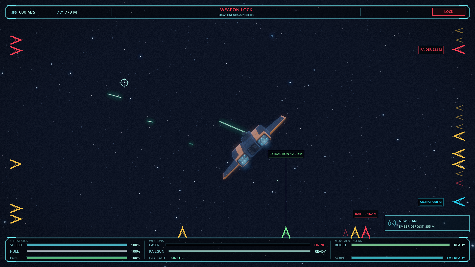 Power beam now fires from the ship's front gun: image 2 of 2