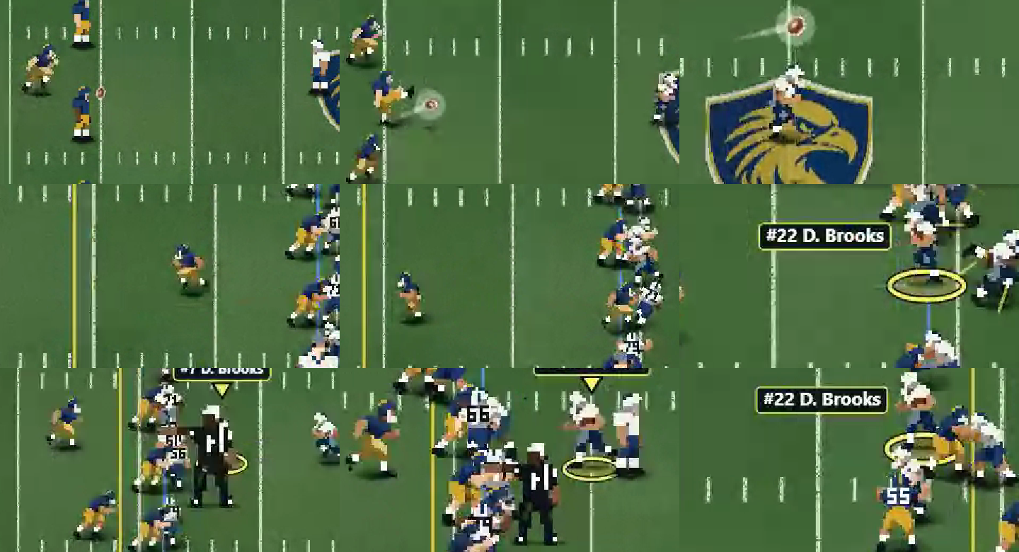 Ball carriers now tuck the ball under the arm: image 2 of 2