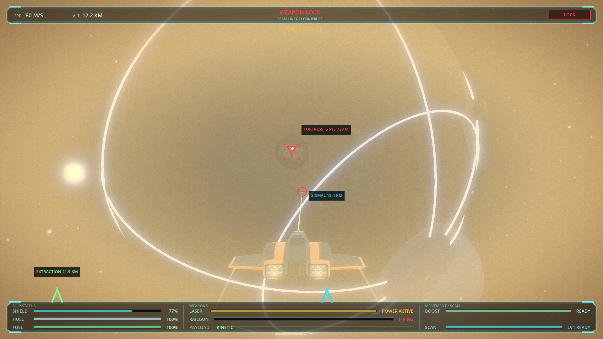 Fortress seam glow and solar flare wash reduced for readability: image 3 of 3