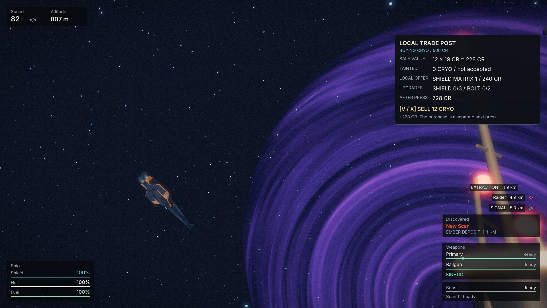 Shattered Rift UI adds clearer trading and station rebuilding panels: image 2 of 4