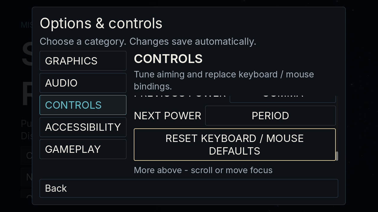 Shattered Rift adds separate Interface Size and Text Size controls: image 4 of 4