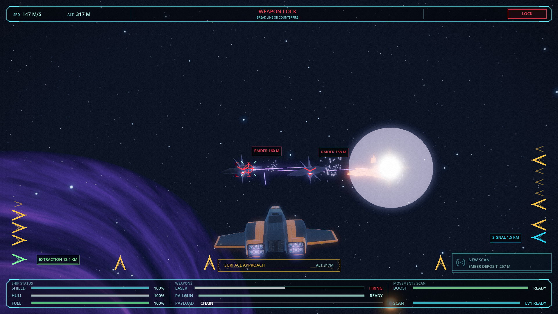 Destroyed ships now break up with a thin ring, not a filled sphere: image 3 of 3